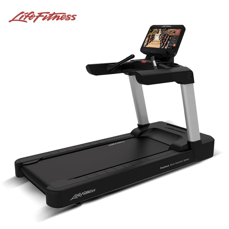 LifeFitness 力健Integrity 悦动系列 Discover SE3 HD北极银色简单底座 商用跑步机